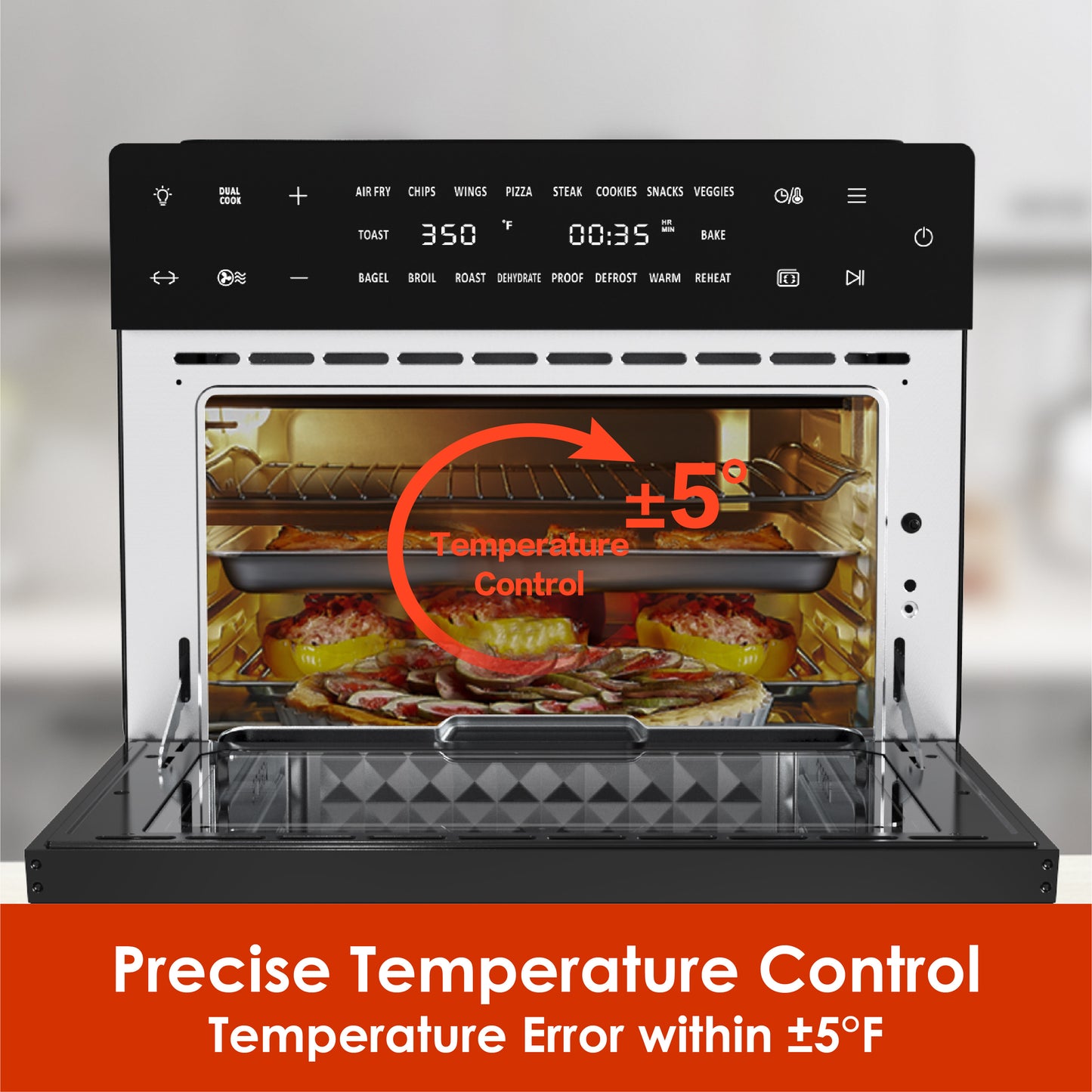 AUMATE Kitchencore 32-Quart Air Fryer Oven