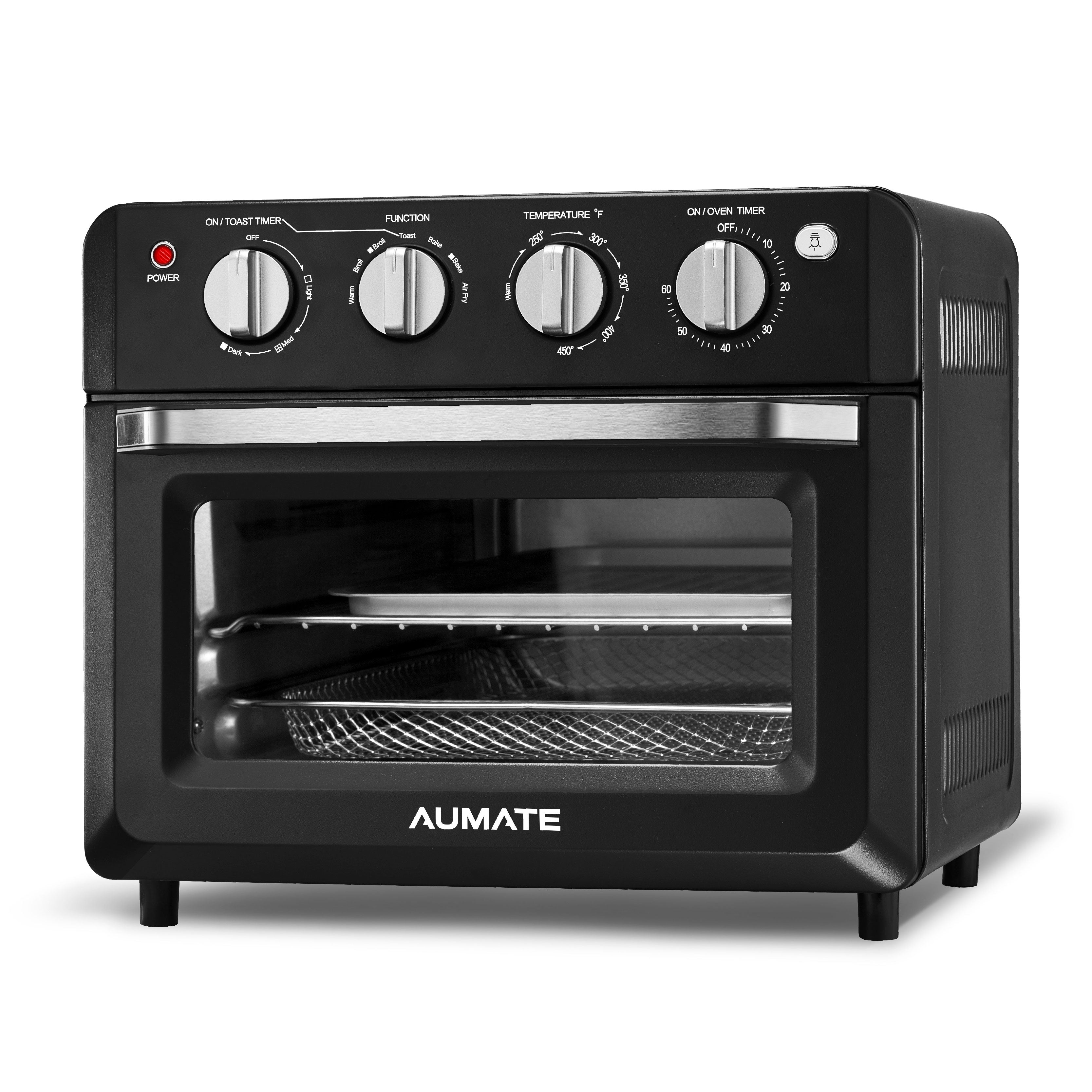 AUMATE T05712A-AL 7-in-1 Toaster Oven Air Fryer Convection Combo 19qt 1550w  SS